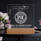 JMG & ASSOCIATES APPRECIATION PLAQUE
