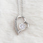 TO MY BEAUTIFUL SOULMATE FOREVER LOVE HEART NECKLACE