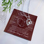 TO MY BEAUTIFUL SOULMATE FOREVER LOVE HEART NECKLACE