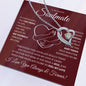 TO MY BEAUTIFUL SOULMATE FOREVER LOVE HEART NECKLACE