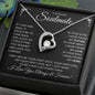 TO MY BEAUTIFUL SOULMATE FOREVER LOVE HEART NECKLACE