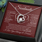 TO MY BEAUTIFUL SOULMATE FOREVER LOVE HEART NECKLACE