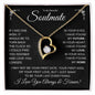 TO MY BEAUTIFUL SOULMATE FOREVER LOVE HEART NECKLACE