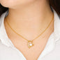 TO MY WONDERFUL MOTHER IN LAW FOREVER LOVE HEART NECKLACE