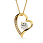 TO MY BEAUTIFUL SOULMATE FOREVER LOVE HEART NECKLACE