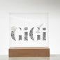 I LOVE MY GIGI SHE'S MAGICAL ACRYLIC LED NIGHT LIGHT PLAQUE LEOPARD PRINT