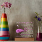 TO MY BEAUTIFUL GRAND DAUGHTER KEEPSAKE LED NIGHT LIGHT UP LAMP ACRYLIC PLAQUE