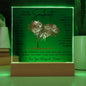 TO MY SOULMATE LED NIGHT LIGHT UP LAMP ACRYLIC PLAQUE