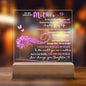 TO MY AMAZING MOTHER KEEPSAKE LED NIGHT LIGHT UP LAMP ACRYLIC PLAQUE GIFT