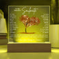 TO MY SOULMATE LED NIGHT LIGHT UP LAMP ACRYLIC PLAQUE