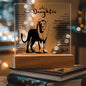 TO MY BEAUTIFUL DAUGHTER THIS OLD LION LED NIGHT LIGHT UP LAMP ACRYLIC PLAQUE