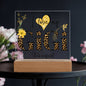 I LOVE MY GIGI SHE'S MAGICAL ACRYLIC LED NIGHT LIGHT PLAQUE LEOPARD PRINT