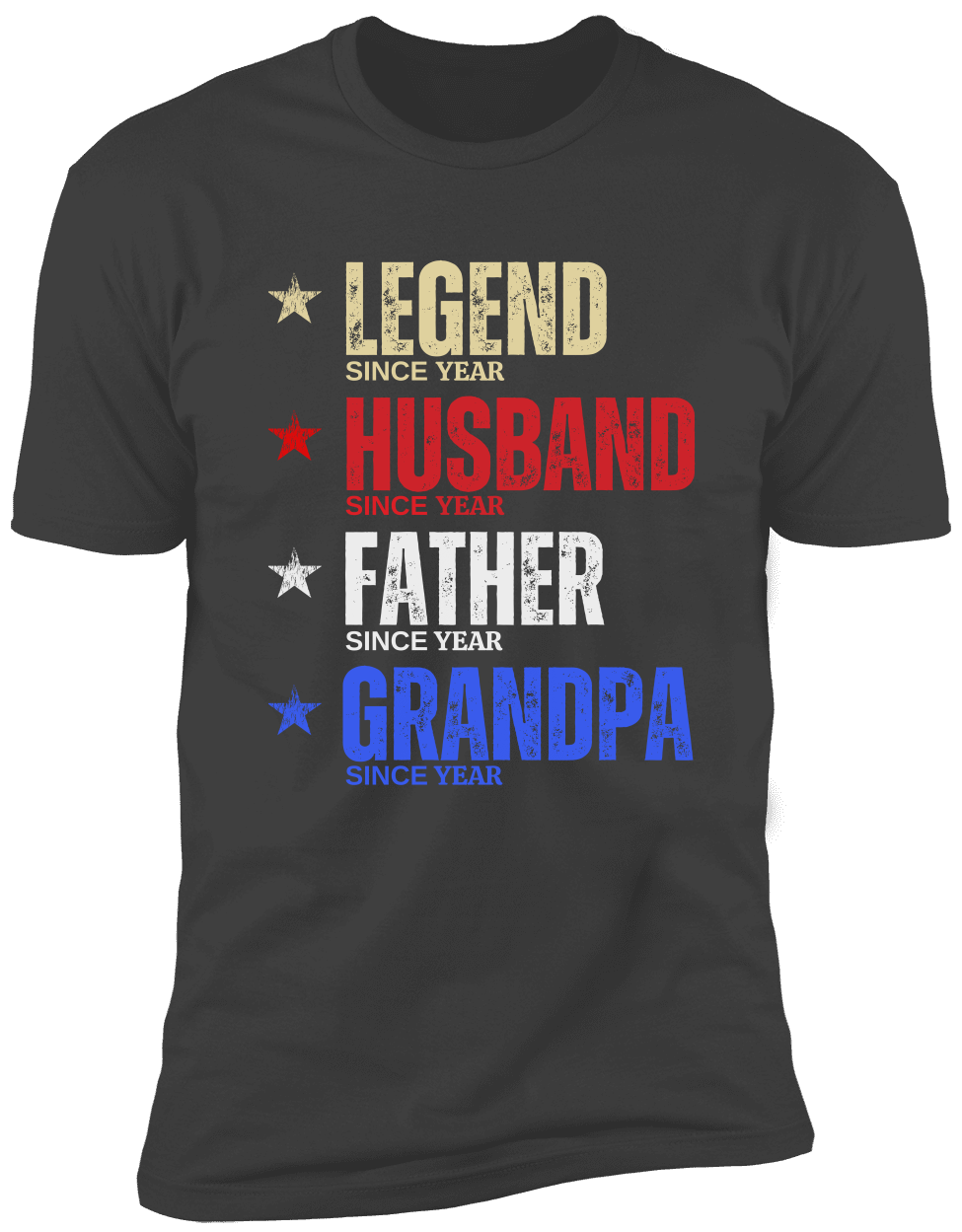 PERSONALIZED LEGEND HUSBAND FATHER GRANDPA TSHIRT FATHER'S DAY 4TH OF JULY BIRTHDAY ANNIVERSARY AMERICA