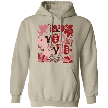 YOU ARE LOVED PULLOVER HOODIE SWEATSHIRT GILDAN