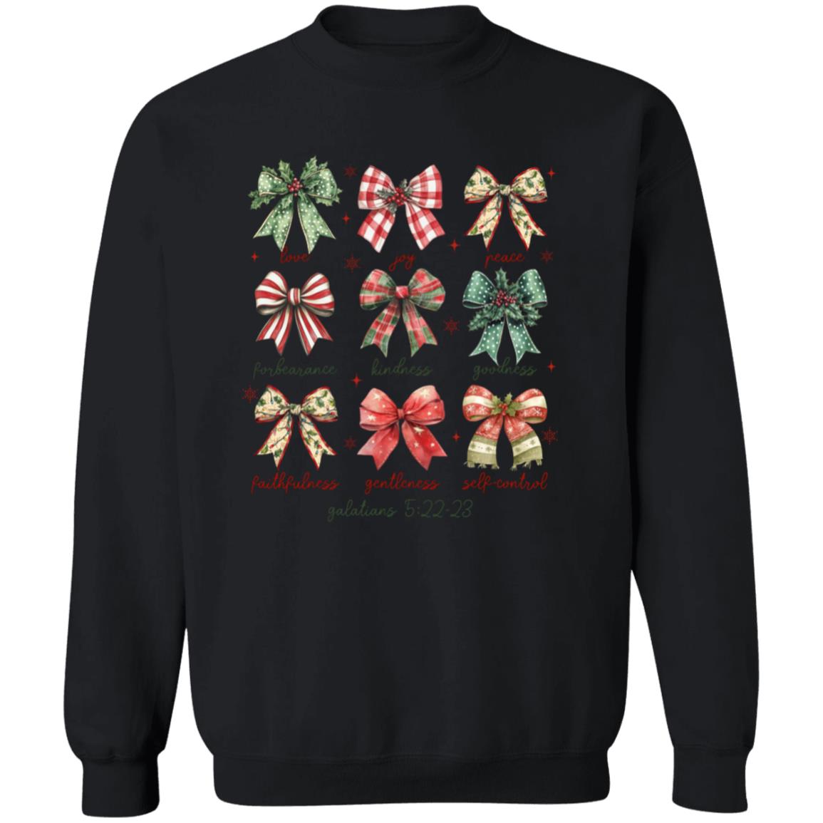 Galatians Bow Crewneck Pullover Sweatshirt