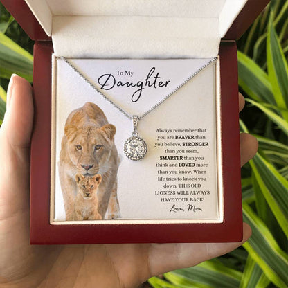 TO MY DAUGHTER ETERNAL HOPE NECKLACE LIONESS