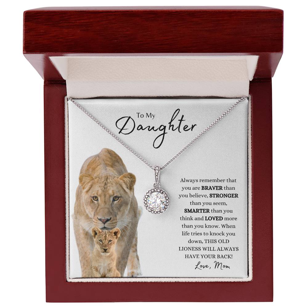 TO MY DAUGHTER ETERNAL HOPE NECKLACE LIONESS
