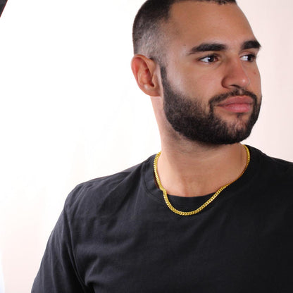Promise Necklace for him - Cuban Link Chain