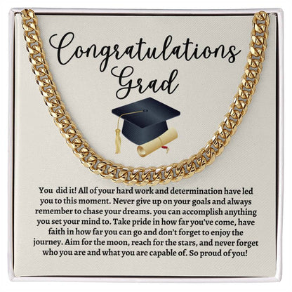 Graduation Cuban Link Chain