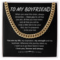 TO MY BOYFRIEND CUBAN LINK CHAIN