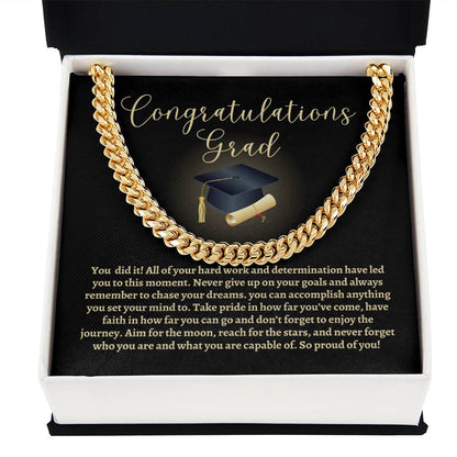 Graduation Cuban Link Chain