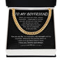 TO MY BOYFRIEND CUBAN LINK CHAIN
