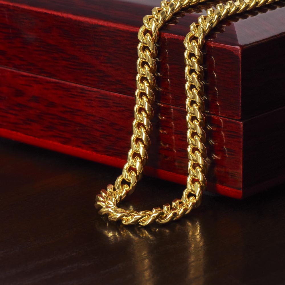TO MY MAN CUBAN LINK CHAIN