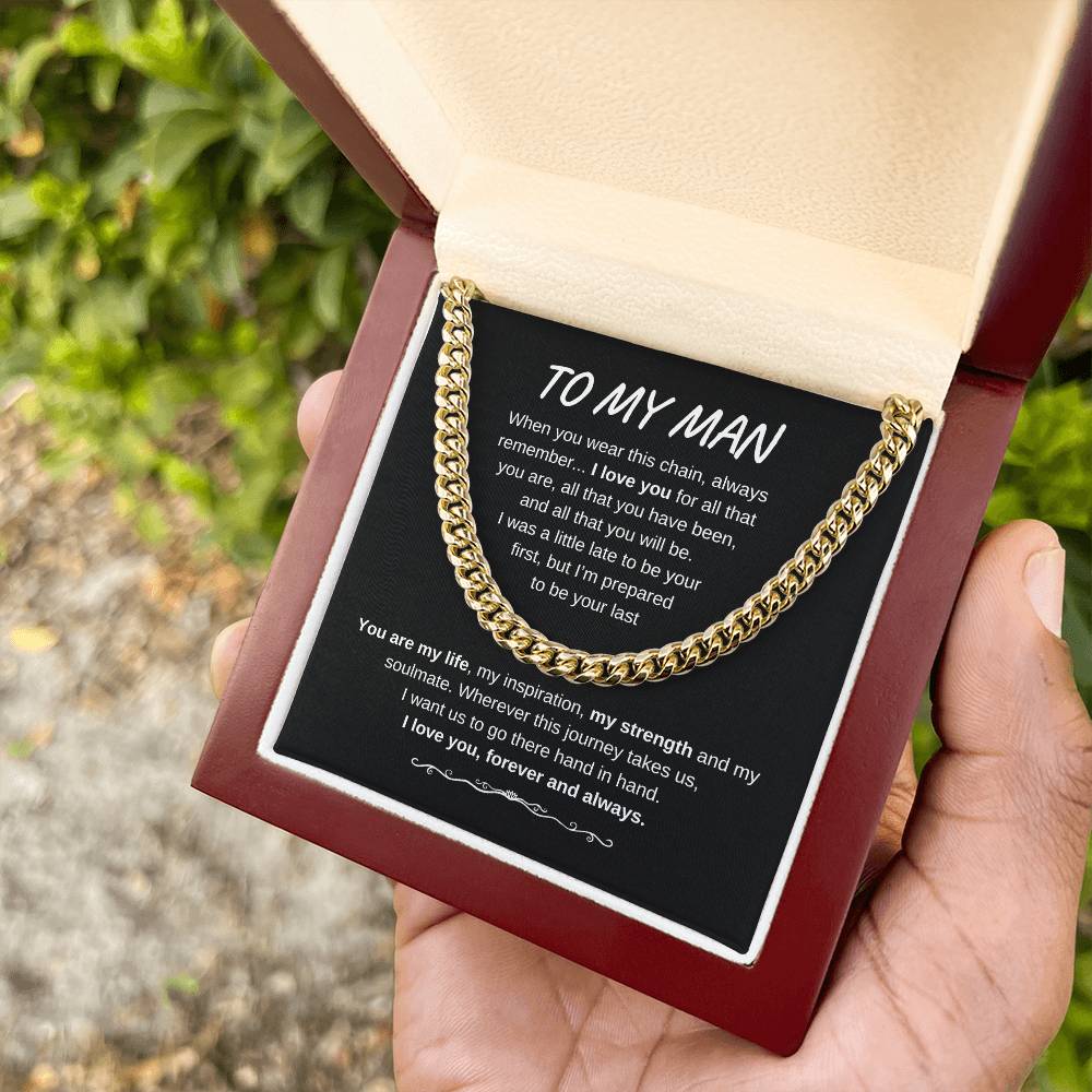 TO MY MAN CUBAN LINK CHAIN