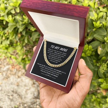 TO MY MAN CUBAN LINK CHAIN
