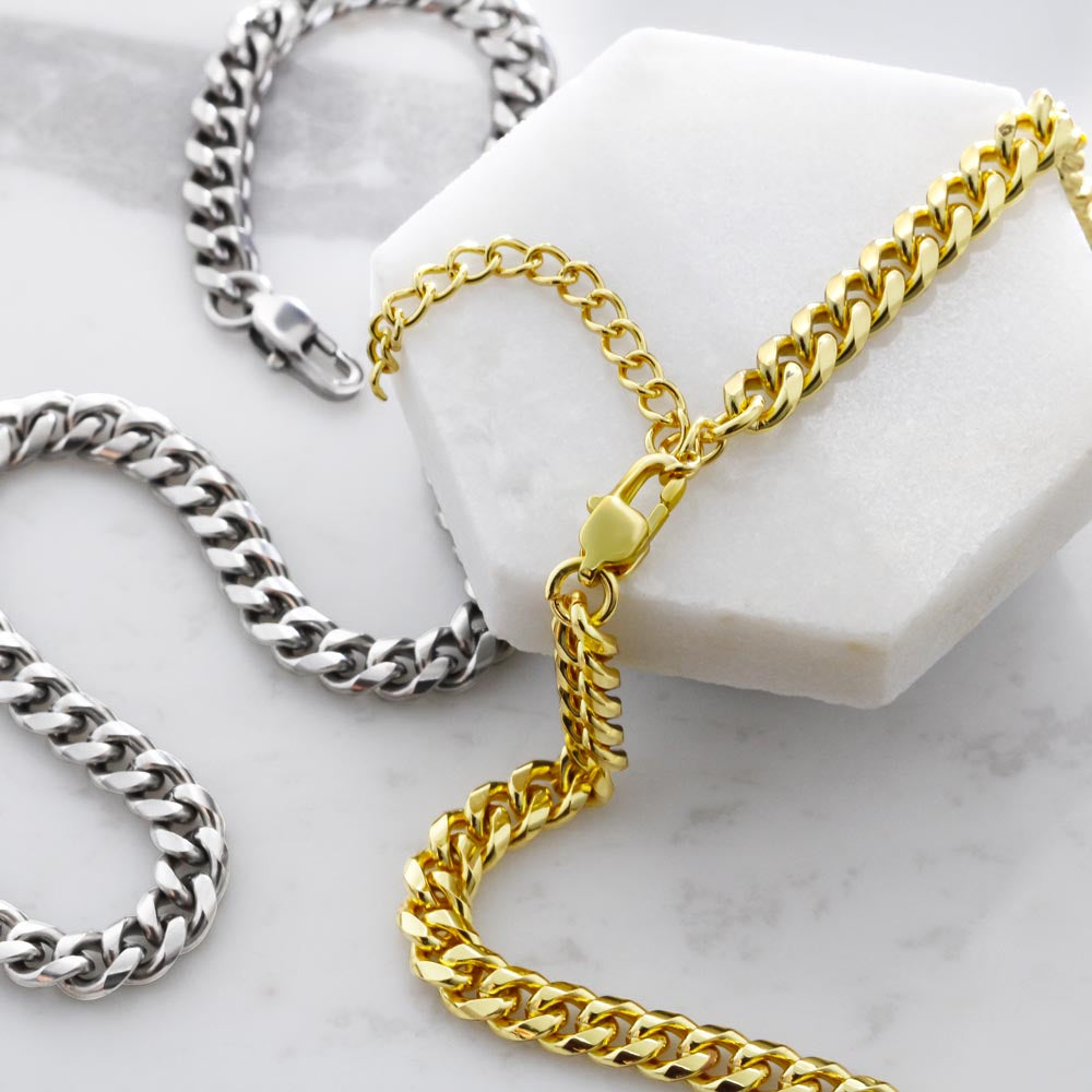 TO MY BOYFRIEND CUBAN LINK CHAIN
