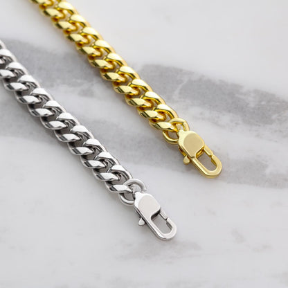 PInky Promise Necklace - Cuban Link Chain
