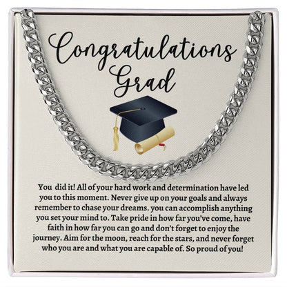 Graduation Cuban Link Chain