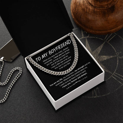 TO MY BOYFRIEND CUBAN LINK CHAIN