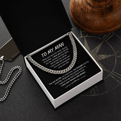 TO MY MAN CUBAN LINK CHAIN