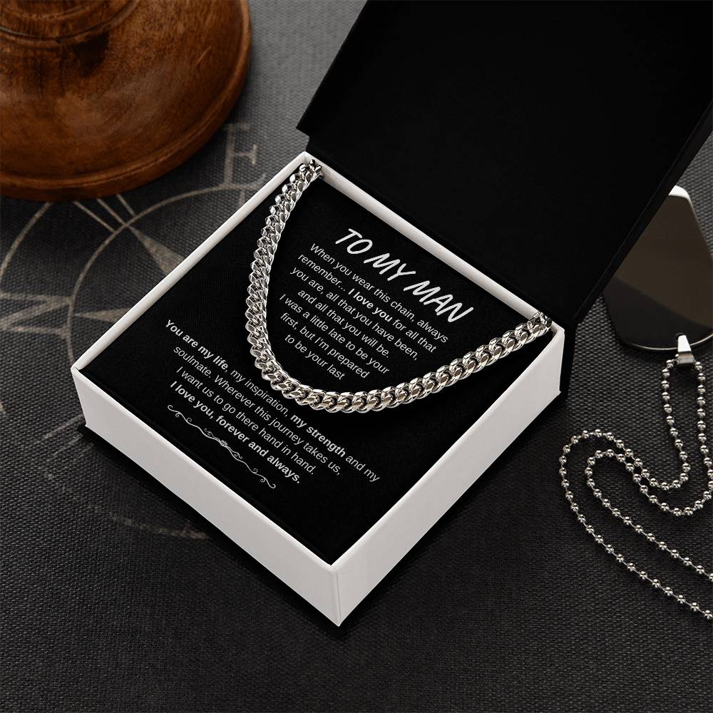 TO MY MAN CUBAN LINK CHAIN