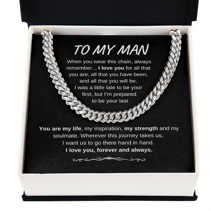 TO MY MAN CUBAN LINK CHAIN