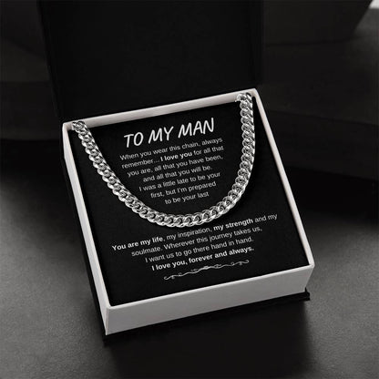 TO MY MAN CUBAN LINK CHAIN
