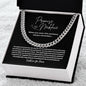 Promise Necklace for him - Cuban Link Chain