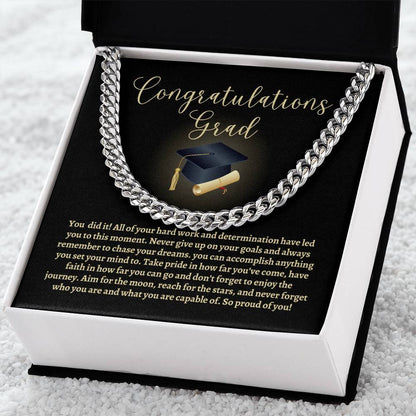 Graduation Cuban Link Chain