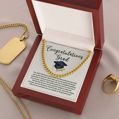 Graduation Cuban Link Chain