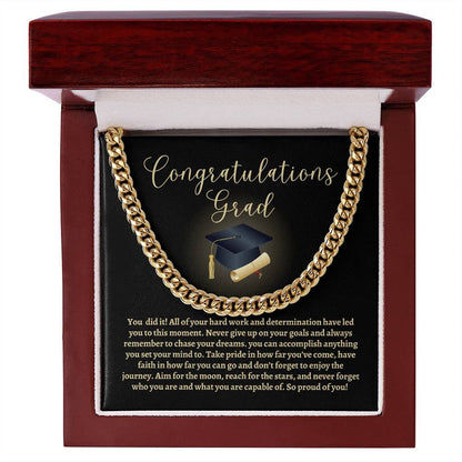 Graduation Cuban Link Chain