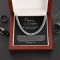 Promise Necklace for him - Cuban Link Chain