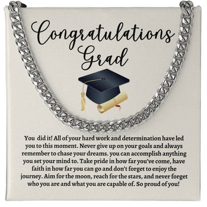 Graduation Cuban Link Chain