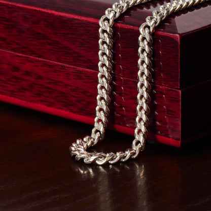 Promise Necklace - Cuban Link Chain