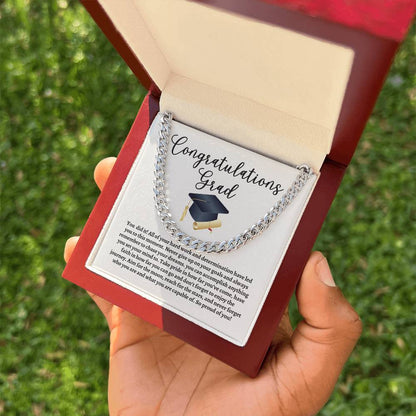 Graduation Cuban Link Chain