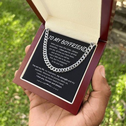 TO MY BOYFRIEND CUBAN LINK CHAIN