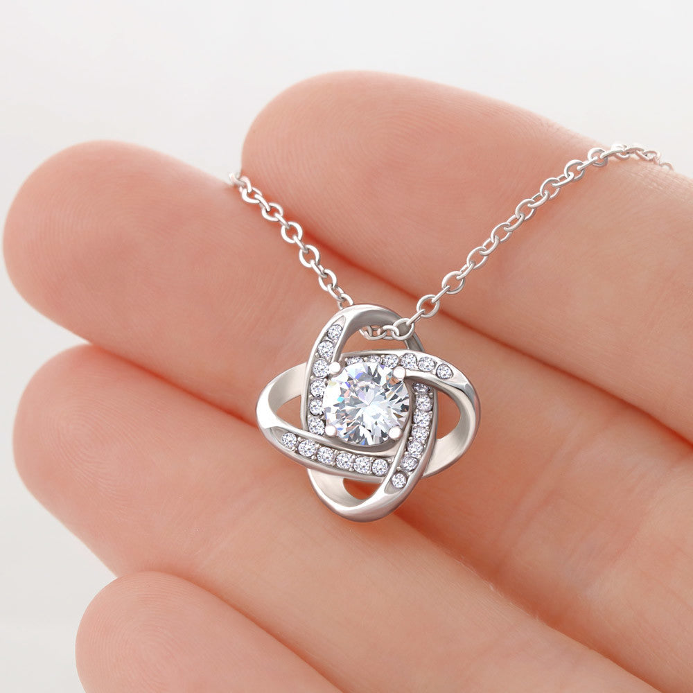 TO MY AMAZING WIFE LOVE KNOT NECKLACE