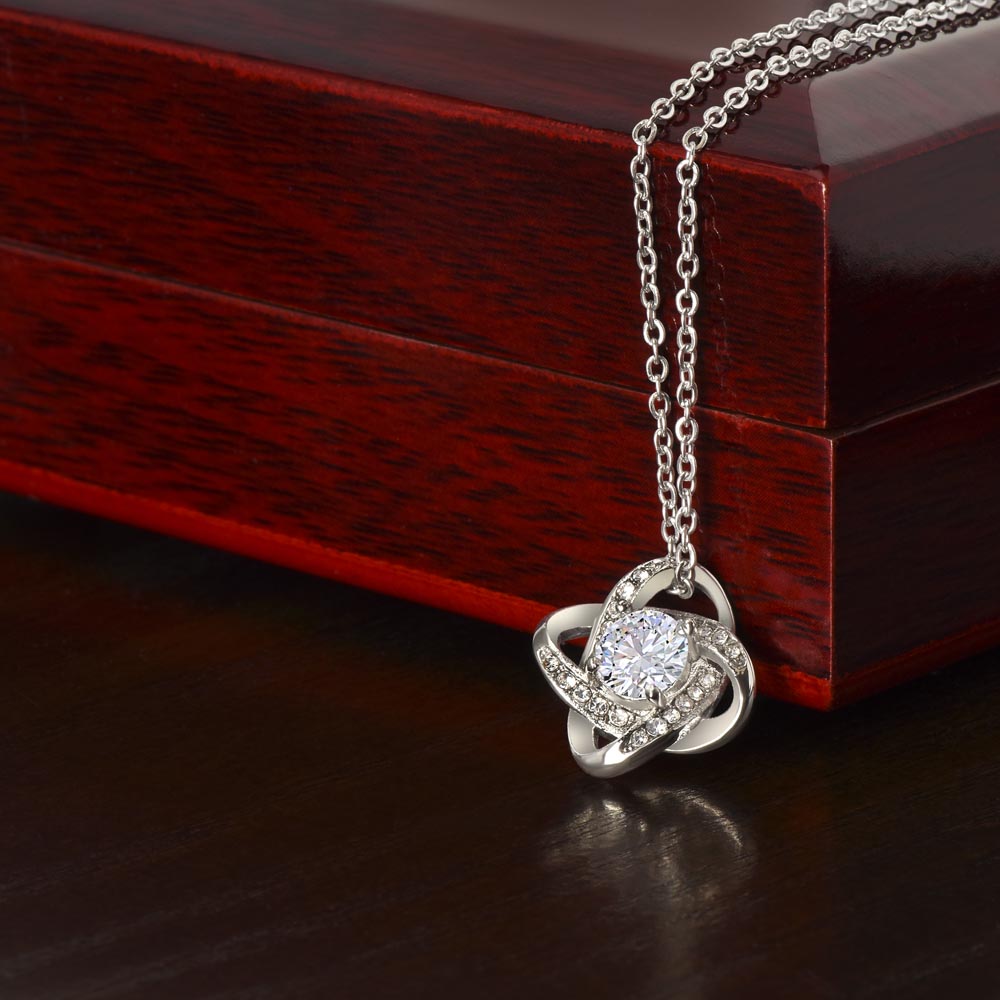 TO MY AMAZING WIFE LOVE KNOT NECKLACE