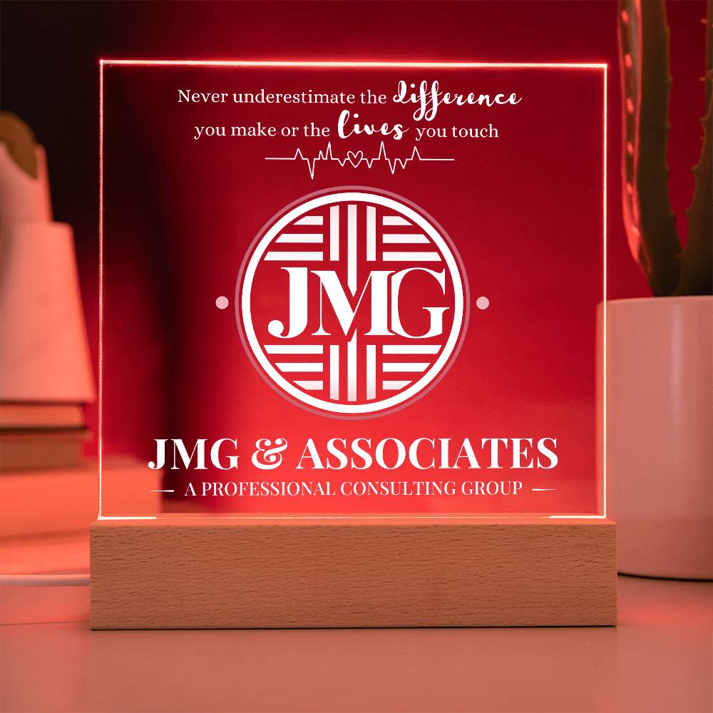 JMG & ASSOCIATES APPRECIATION PLAQUE
