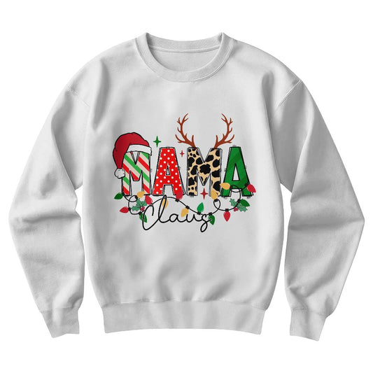 CHRISTMAS MAMA CLAUS CREWNECK SWEATSHIRT FOR MOM MOTHER